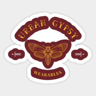 Urban Gypsy Wearables – Moth Sticker